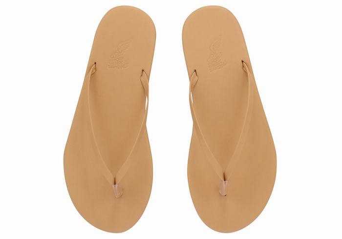 Ancient Greek Sandals Saionara Donna Infradito Beige | EJE1572MC