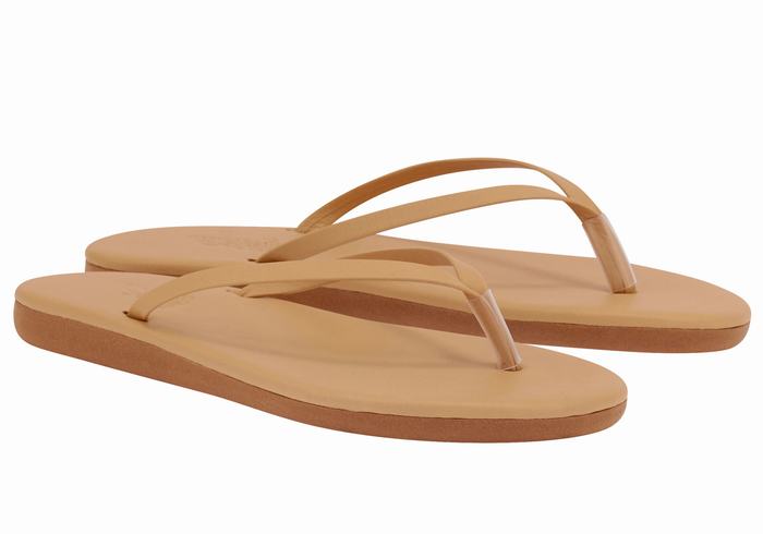 Ancient Greek Sandals Saionara Donna Infradito Beige | EJE1572MC