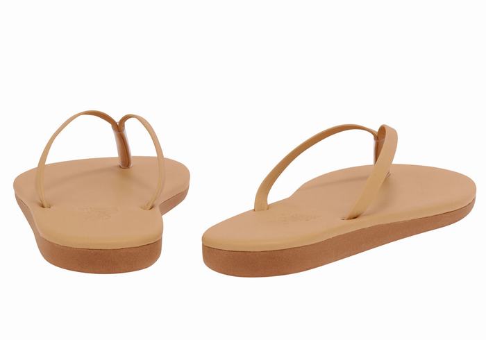 Ancient Greek Sandals Saionara Donna Infradito Beige | EJE1572MC