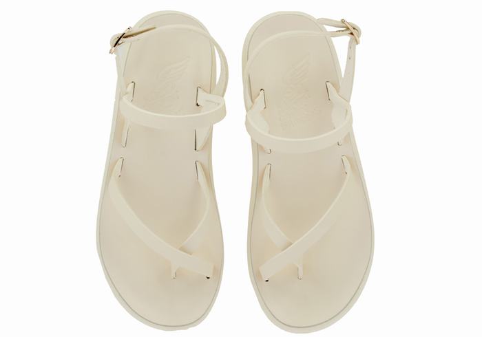 Ancient Greek Sandals Tereza Comfort Donna Sandali Con Cinturino Sul Retro Bianche | ZAW4798ET