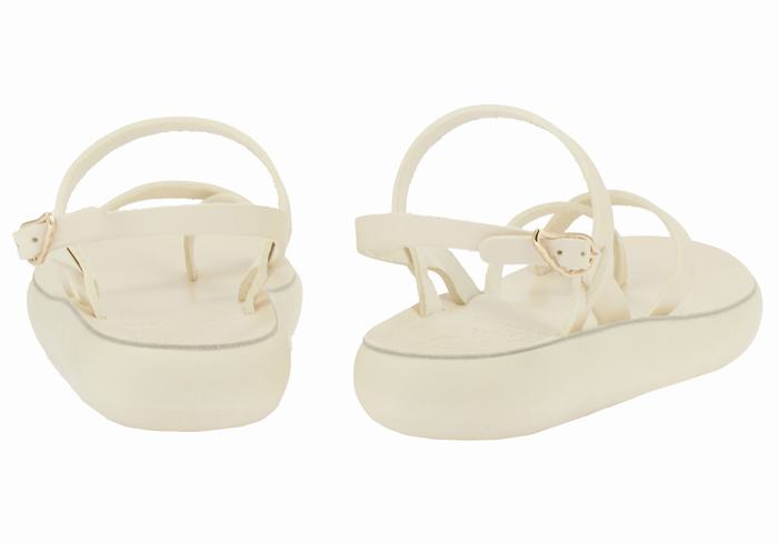 Ancient Greek Sandals Tereza Comfort Donna Sandali Con Cinturino Sul Retro Bianche | ZAW4798ET