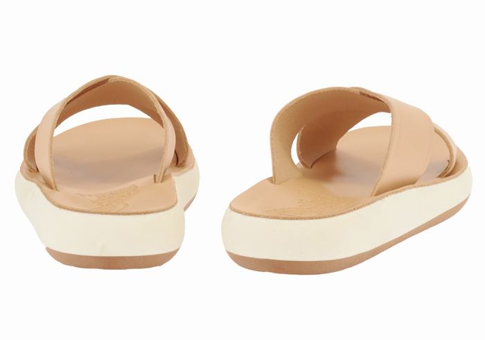 Ancient Greek Sandals Thais Comfort Donna Sandali Scorrevoli Beige | JQM861WB